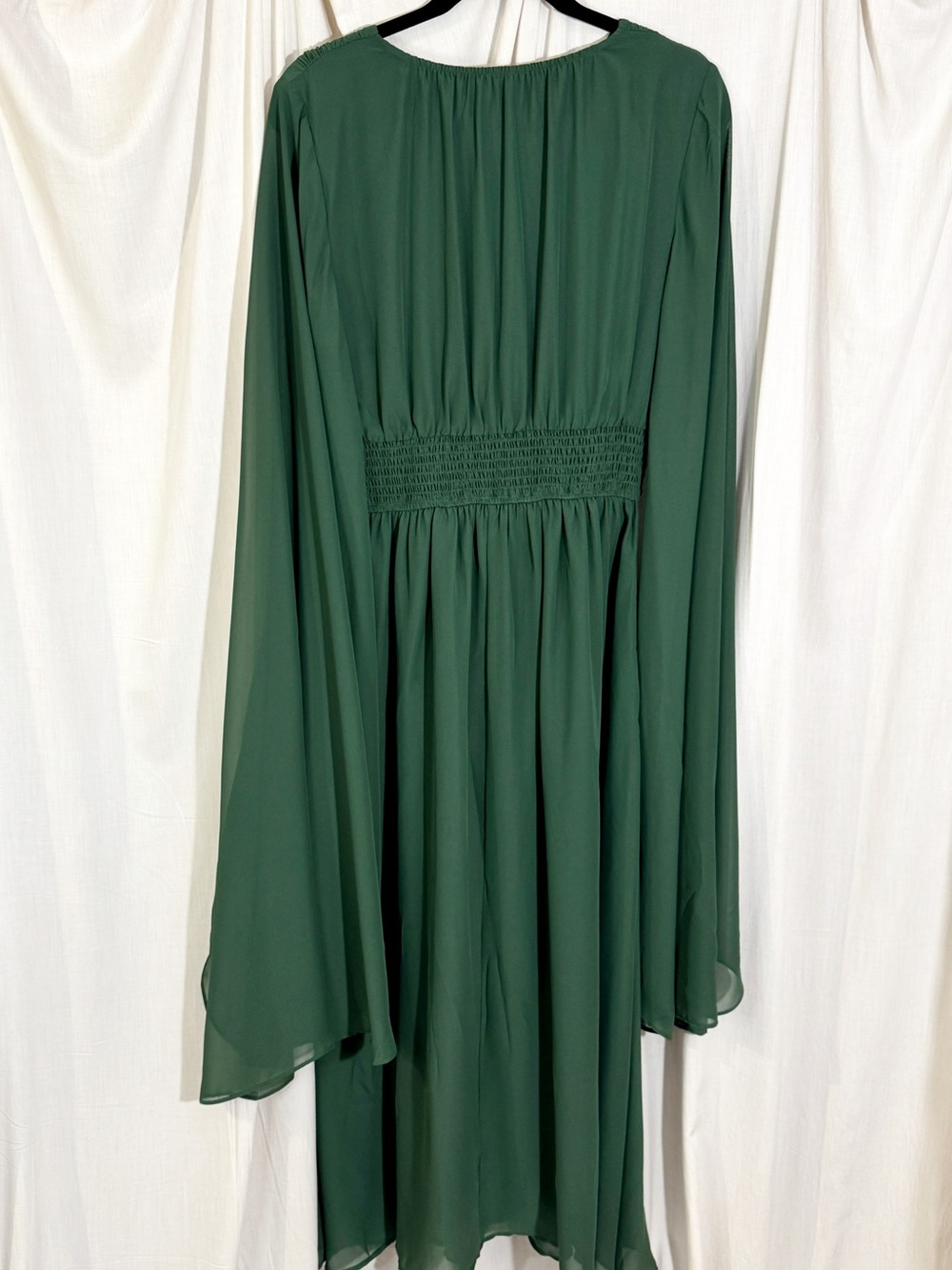 Scarlet Darkness Green Renaissance Witch Cape Maxi Dress M NWT - Picture 5 of 7